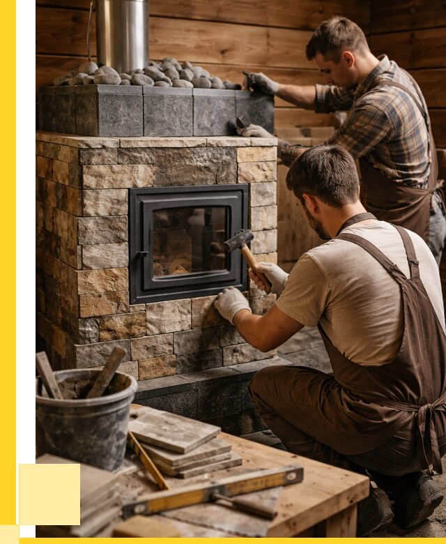 Облицовка банной печи в Феодосии от 15237 р. | ЭриданФдс