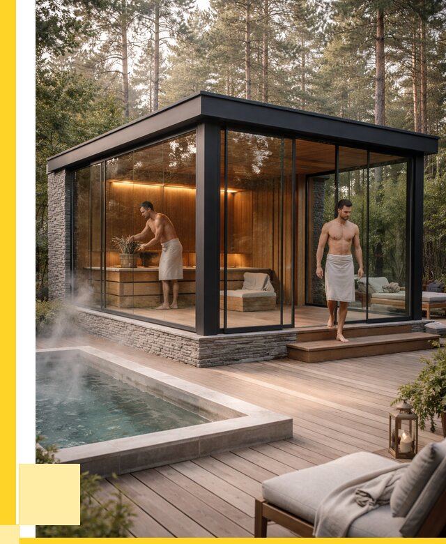 Стеклянные бани и двери в Феодосии от 457110 р. | ЭриданФдс