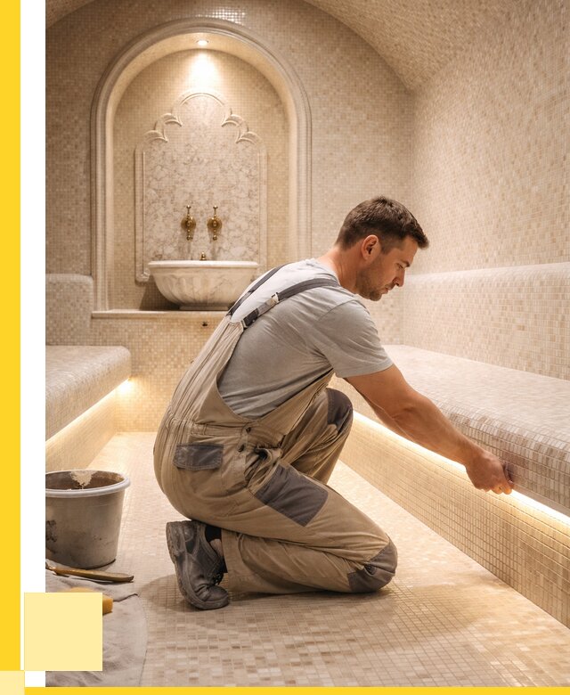 Отделка хамамов под ключ в Феодосии от 5587 р. | ЭриданФдс