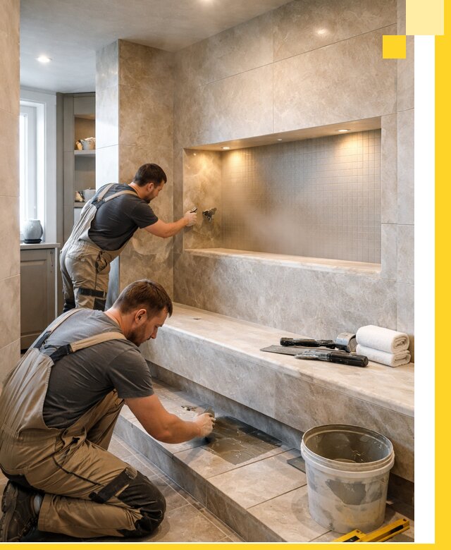 Профессиональное строительство хамама в квартире в Феодосии