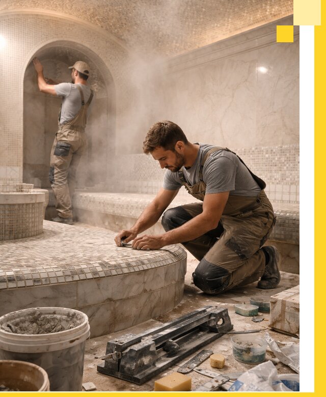 Профессиональный дизайн хамама и SPA под ключ в Феодосии