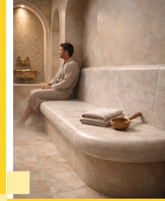 Сиденья для хамама в Феодосии под ключ от 12190 р. | ЭриданФдс