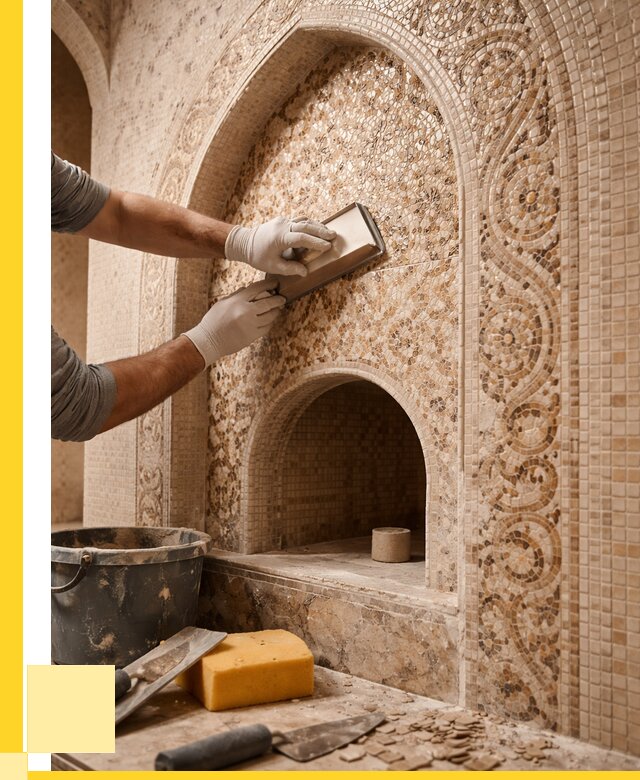 Мозаика для хамама в Феодосии под ключ от 5079 р. | ЭриданФдс